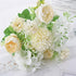 2 Pcs Artificial Peony Silk Hydrangea Bouquet